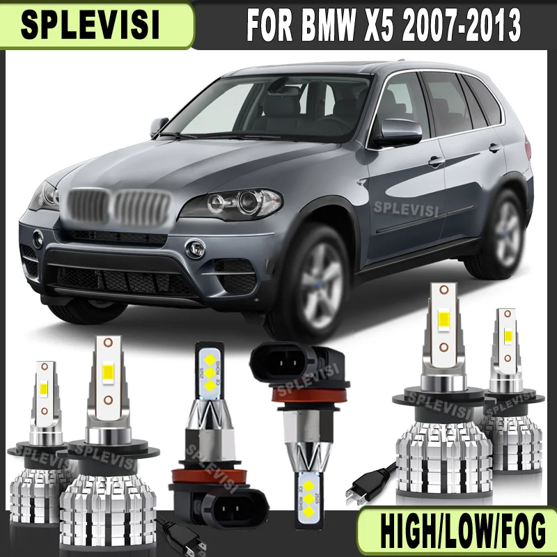 Clear Visibility at Night Waterproof Dustproof LED Headlight Fog Light For BMW X5 2007-2013  2007 2008 2009 2010 2011 2012 2013