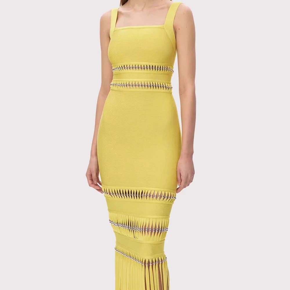 Rode mode grote bloem slanke tube top mouwloze bodycon dames party casual lange bandagejurk-GZXX1490