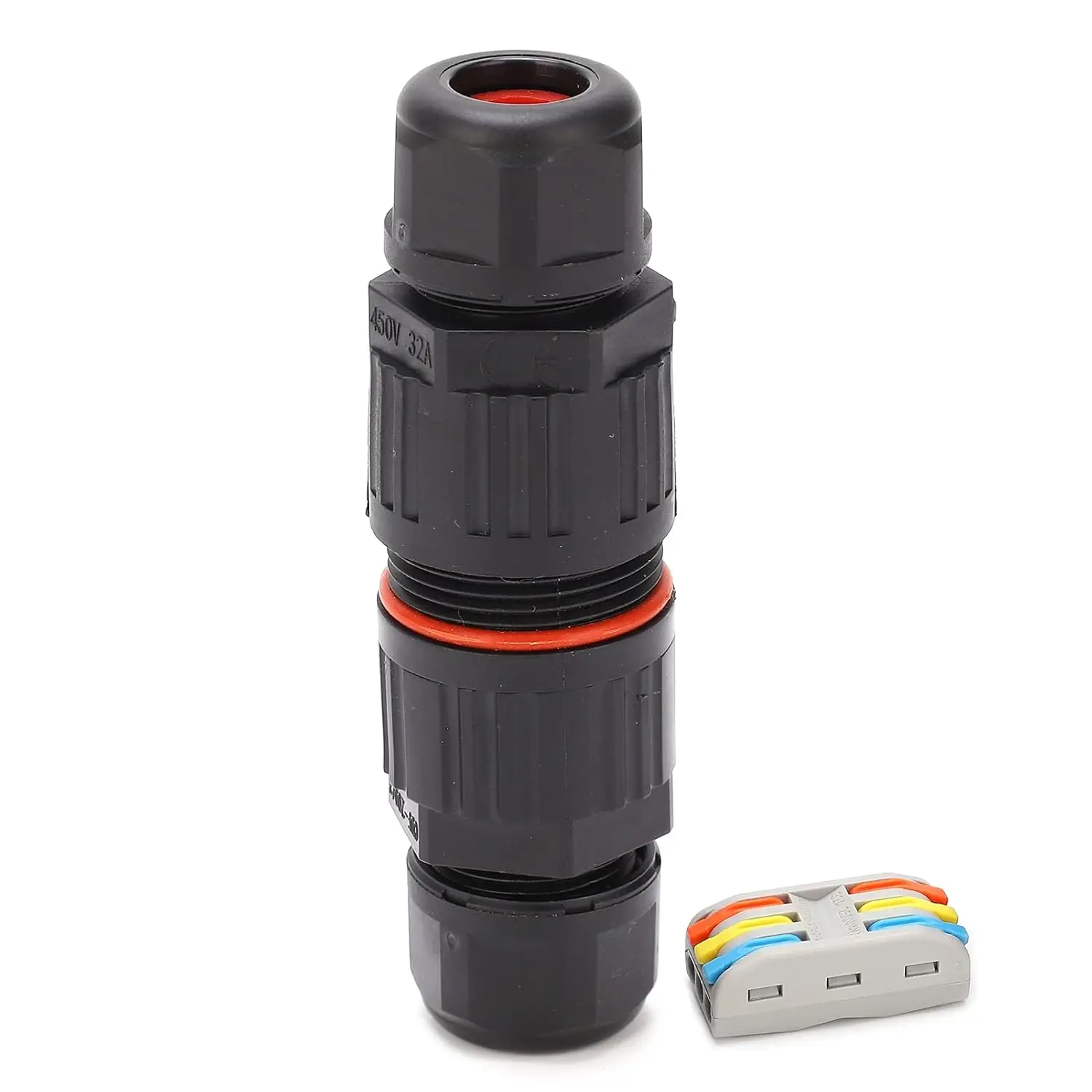 IP68 Waterproof Joint Wire Quick Connection Waterproof Connector 2/3 Pin Solder Less LED Lamp Wiring Outdoor Rainproof Terminal