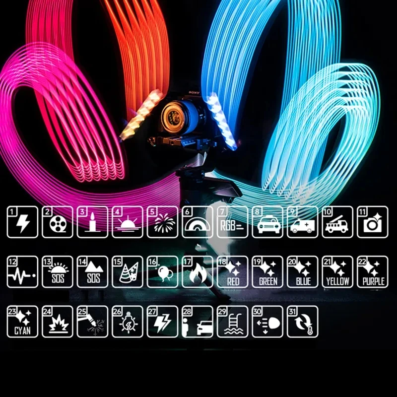 Yongnuo-yn120 rgb led ضوء للتصوير الفوتوغرافي ، مصباح استوديو الصور ، ضوء الجيب المحمولة ل tiktok ، 2500k-9900k ، 3000mah ، جديد