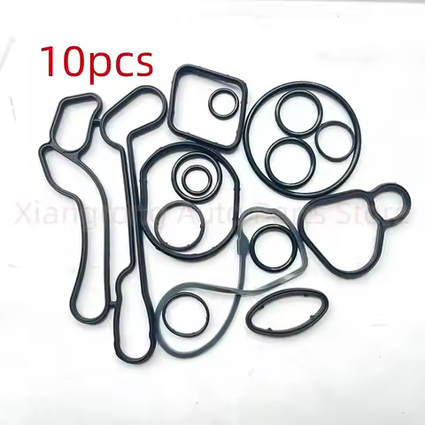 (10set/lot)Cooling System Seal Oil Cooler Gasket Seals # 24445723 55354071 For Chevrolet Cruze 1.6L 1.8L Sonic Astra Zafira