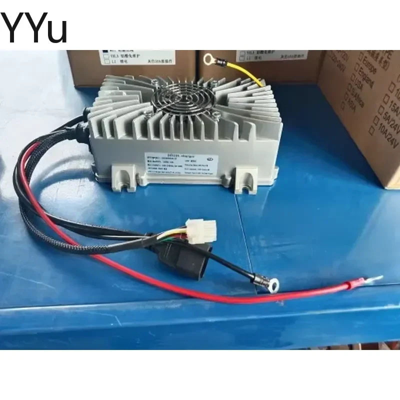 for Electric Forklift 24V 15A Lithium Battery Charger Portable Fast Charging Station for Material Handling Equipment Pallet