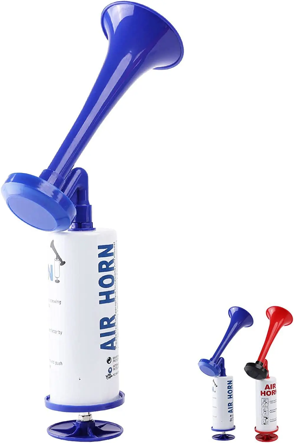 Super Horn Hand Pump Air  Cheerleading Soccer Ball Sports Fans  Plastic Trumpet with Gas  Fine Qaulity