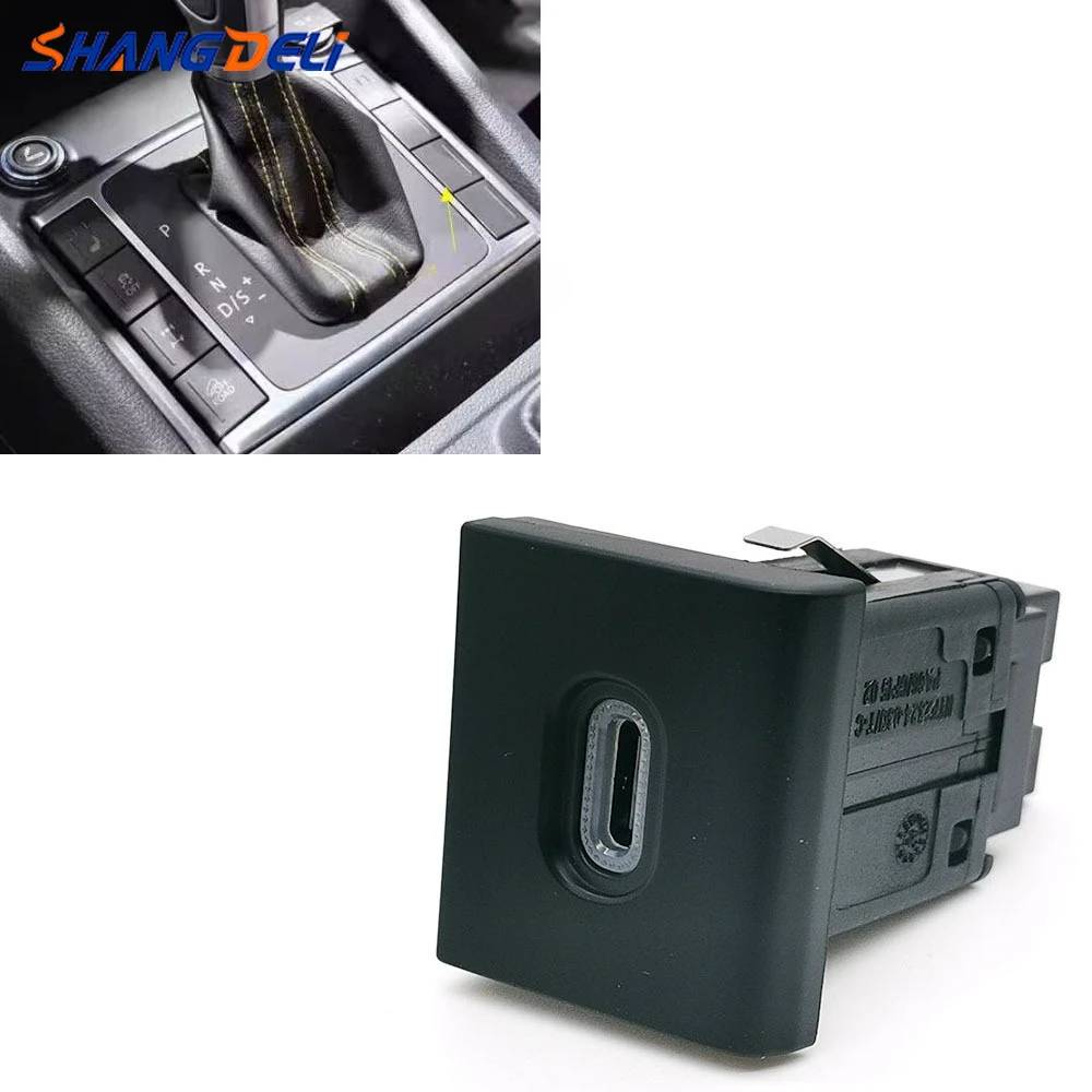 

Автомобильное модифицированное одноразъемное зарядное устройство TYPE-C PD, интерфейс, зарядное устройство для телефона для VW Volkswagen Amarok 2011-2018