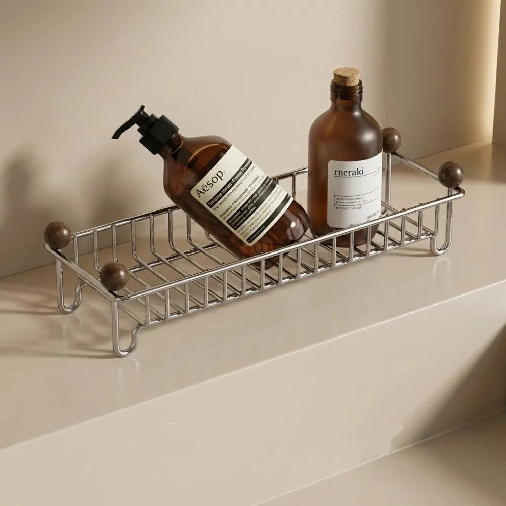 Stainless Steel Cosmetic Storage Stand Waterproof Quick Dry Sponge Drain Holder Multi-purpose Anti-rust