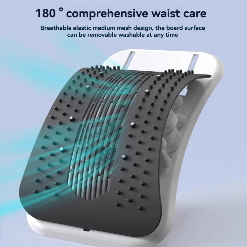 Airbag Lumbar Spine Soothing Massage Board Hunchback Correction Lumbar Spine Stretching Relief Nerve Compression Lumbar Support