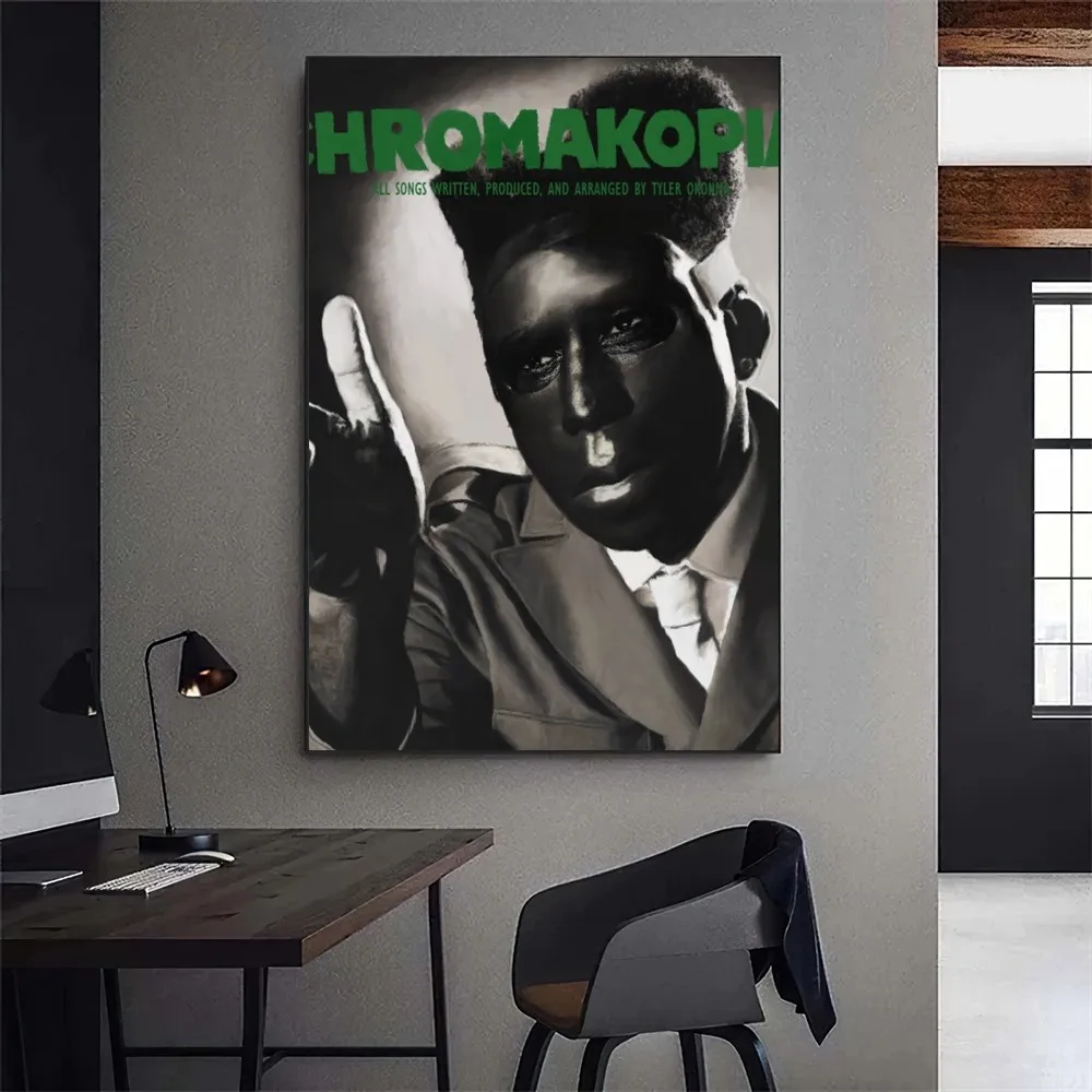 Tyler The Creator Chromakopla Poster Gallery Prints Self Adhesive Home Decor Decoration Wall Decals Living Room Sticker