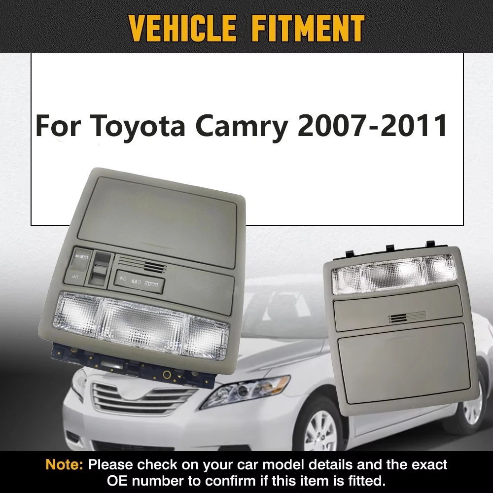 

Для Toyota Camry 2007 2008 2009 2010 2011 купольная лампа верхней консоли в сборе 63650-33271-E0 63650-33221-E0 63650-33270-E0