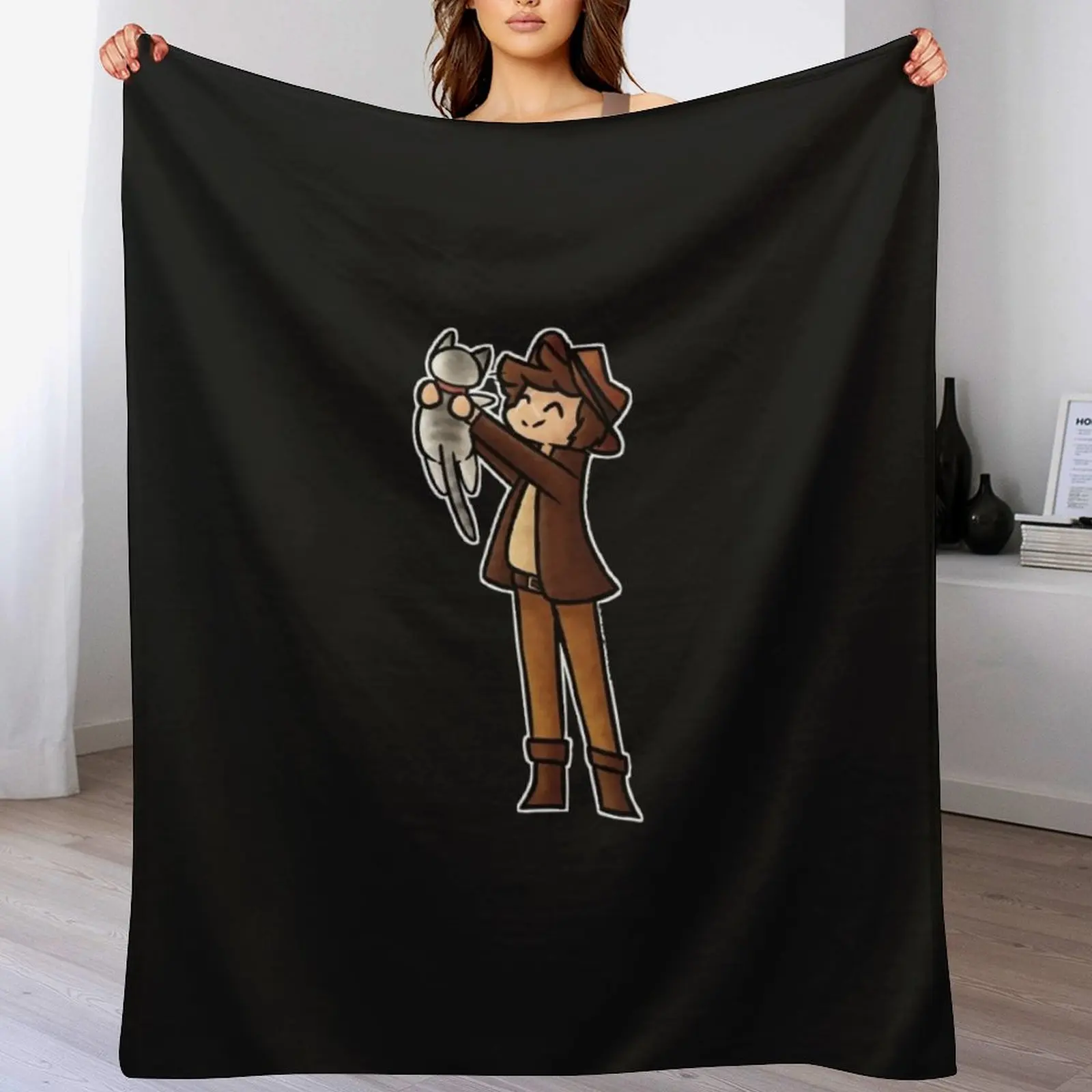 

GoodTimesWithScar Hermitcraft Stickers Sticker Throw Blanket Warm Comfortable Blanket for Office Napping