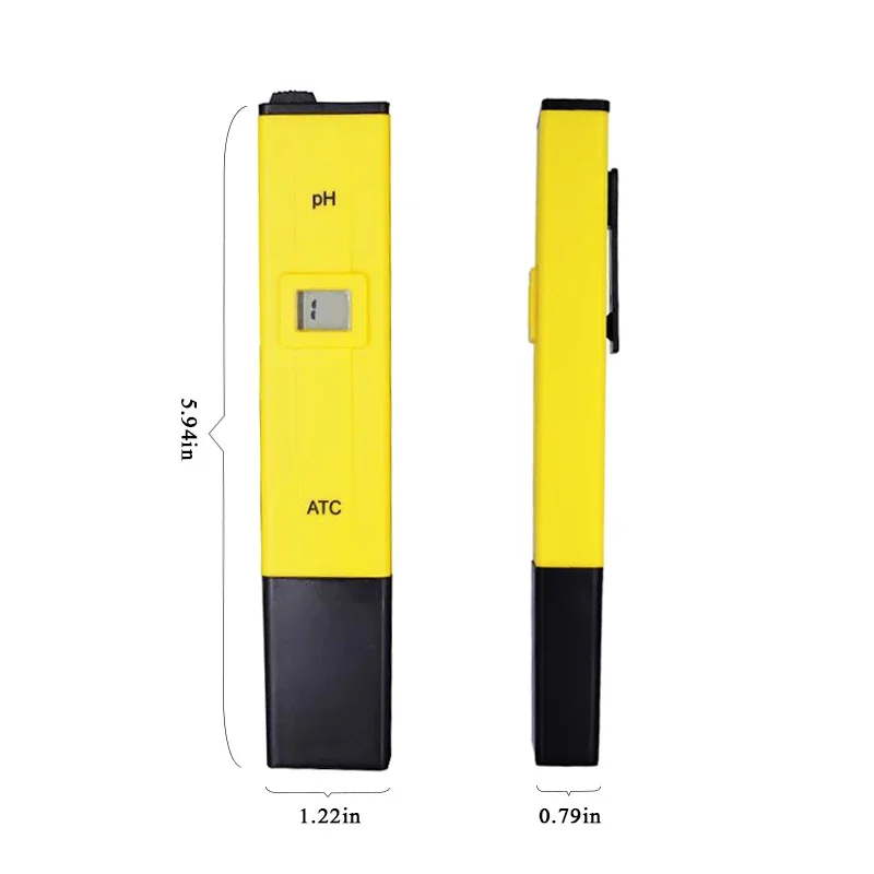 High Accurate PH Meter PH Value Test Pen Portable Digital Water Quality Tester 0-14pH Pocket Water Detector for Aquarium Pool