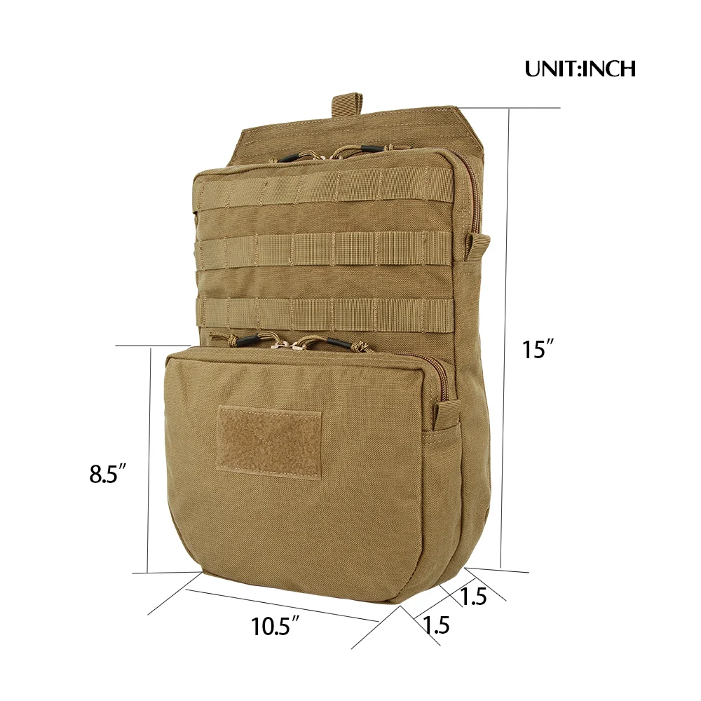 EXCELLENT ELITE SPANKER Tactical Hydration Bag Molle Pouch Outdoor EDC Pouch 3L Water Bags For Vest Accessories