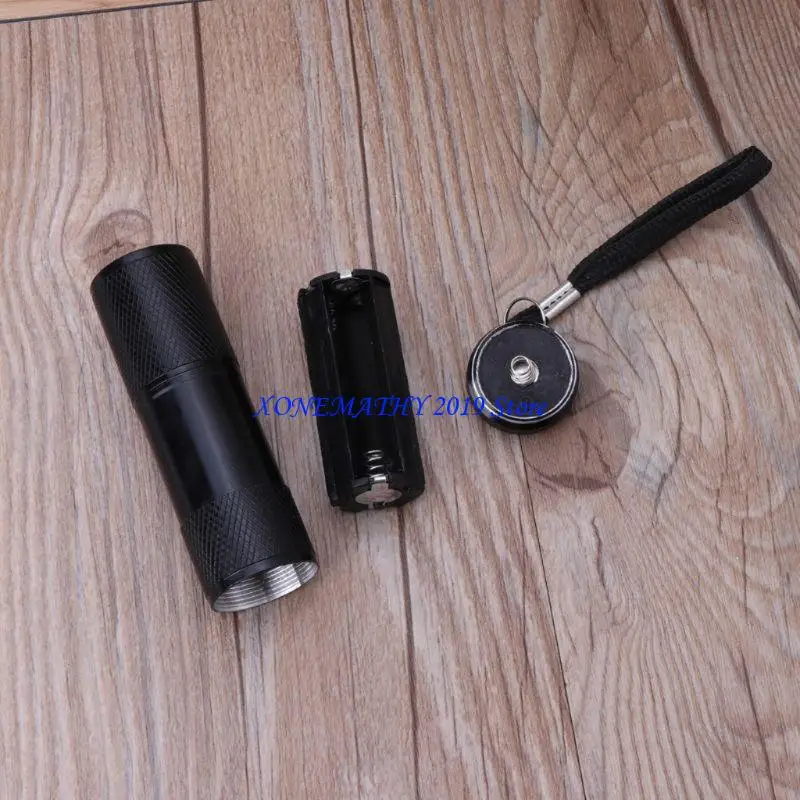 

F42F Handheld 9W UV Resin Curing Lamp Light 9 LED 395nm UV Blacklight Flashlights Practical Jewelry Making Tool