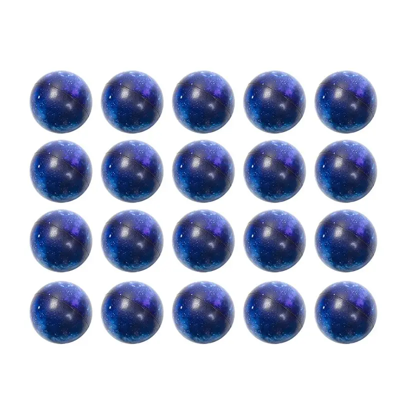 Pro 1Set Galaxy Stress Balls 2.5 Inches Space Theme Squeeze Balls Stress Relief Ball Squeeze Anxiety Fidget Sensory Balls