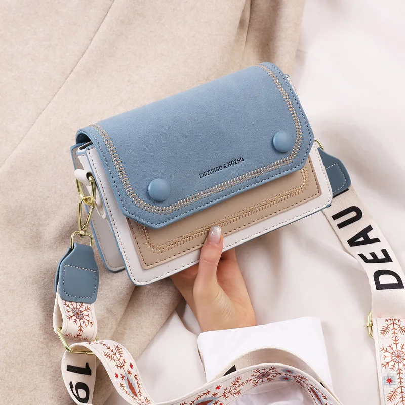 

Valentine's Day gift temperament small bag female 2023 summer new fashion shoulder bag niche wide shoulder strap crossbody bag