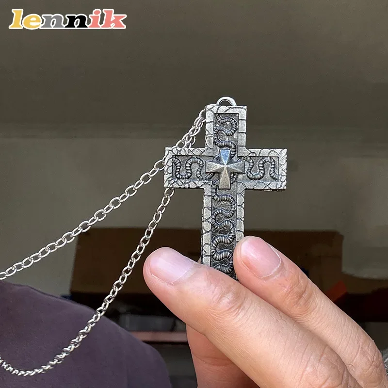 قلادة صليب فضية فنية حديثة، قلادة أنيقة من الفضة الإسترليني عيار 925، مجوهرات دينية بسيطة للنساء والرجال، فكرة هدية