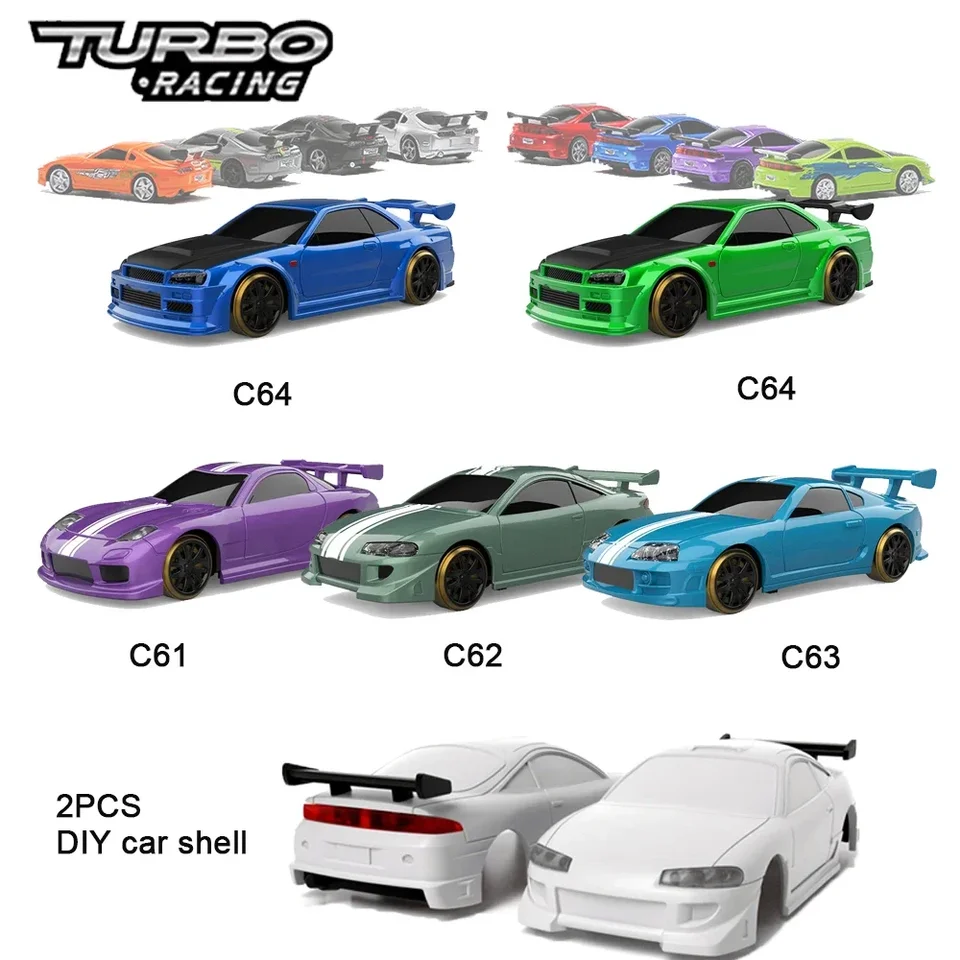 1:76 RC Drift Car Turbo Racing for Kids Adults