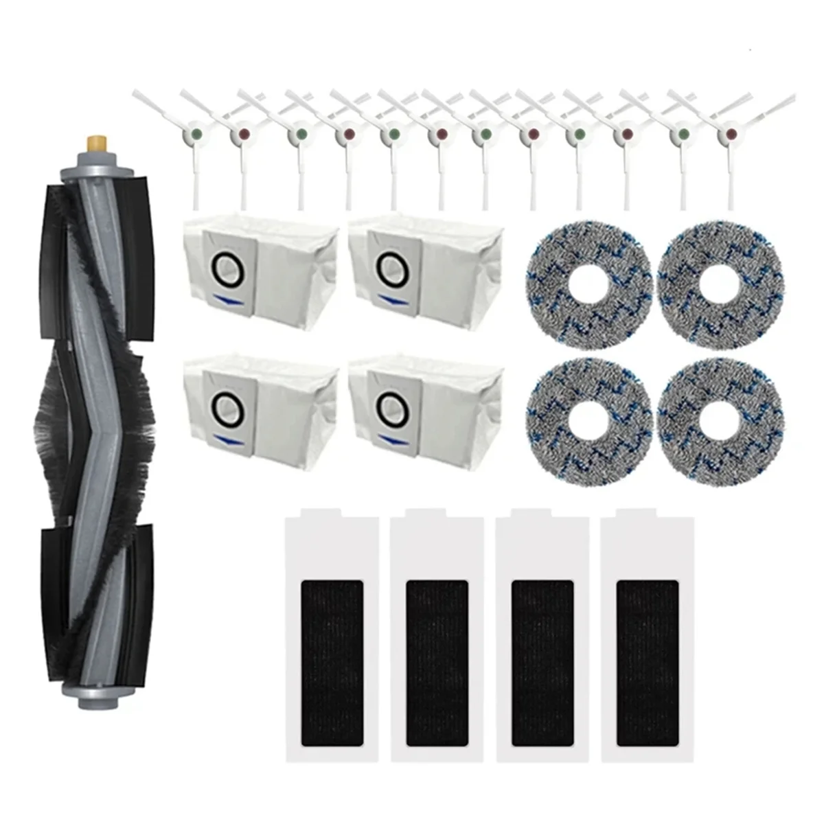 

A04V For T20 OMNI / T20 / T20 Max / T20 Pro Accessories Robot Vacuum Cleaner Parts Dust Bag Brush Mop Cloth