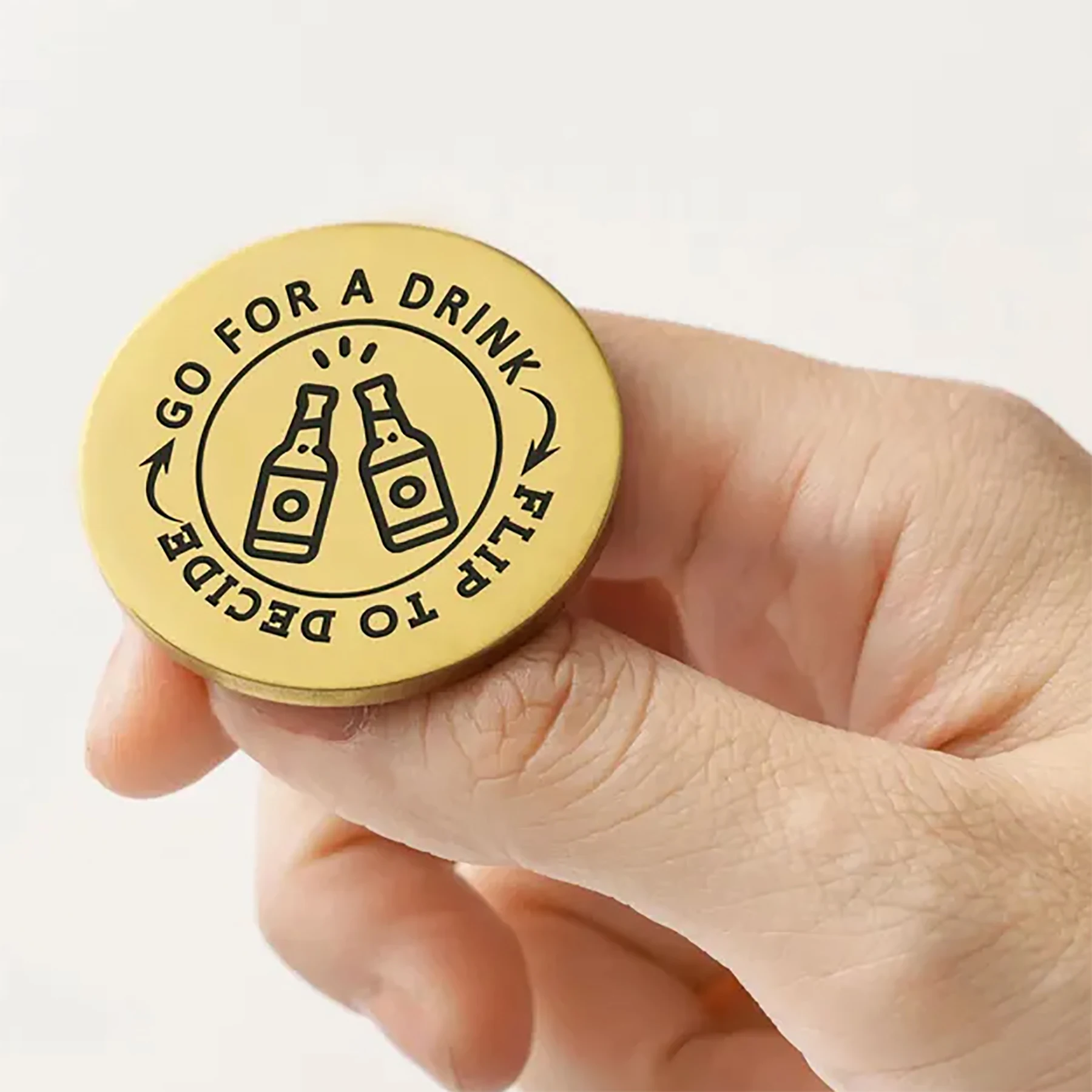 

1Pc Custom Decision Coin Couples Flip Game Coin Personalized Engraved Anniversary Valentine's Day Christmas Gift for him Couple