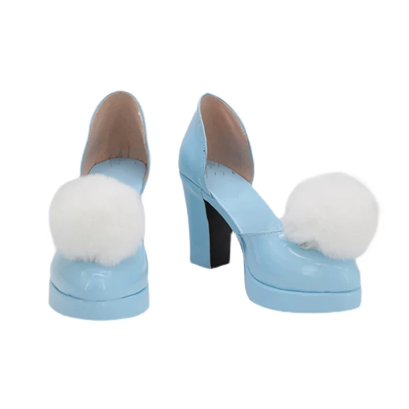 Miku White Rabbit Bunny Girl Customize Anime Cosplay High Heels Shoes