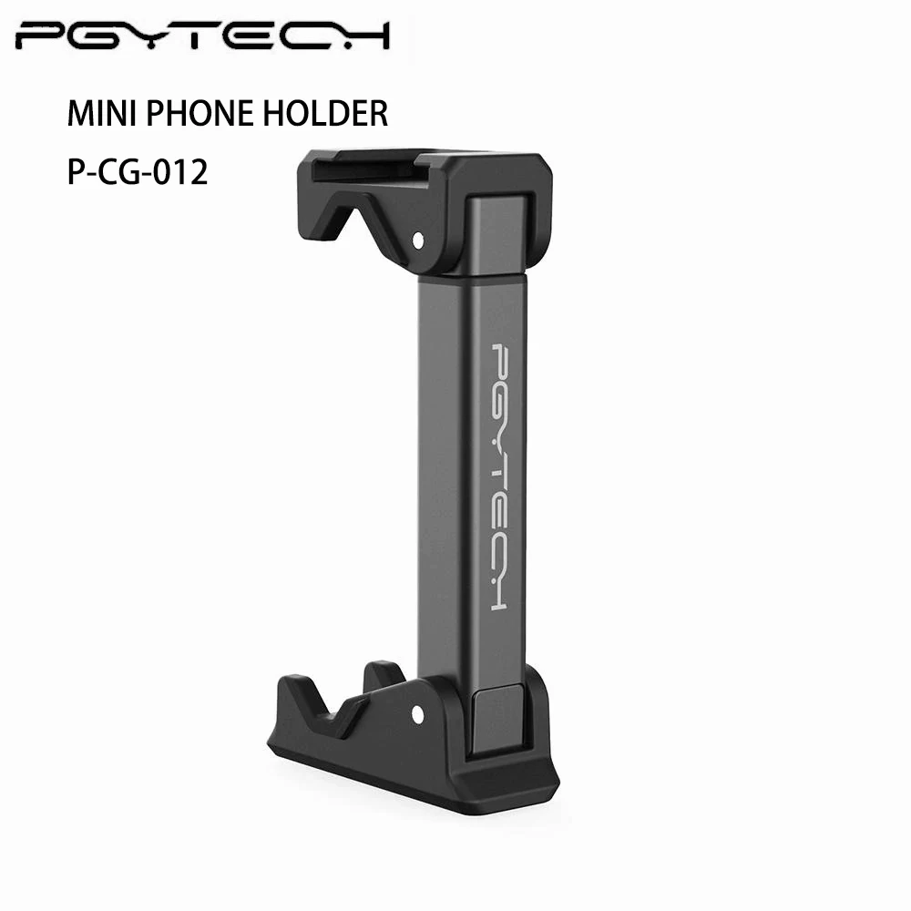 Pgytech Universele Telefoon Statief Mount Houder-Monopod, selfie Stok En Statief Met Koud Schoen Voor Smartl Telefoon 60 Tot 90Mm Breed