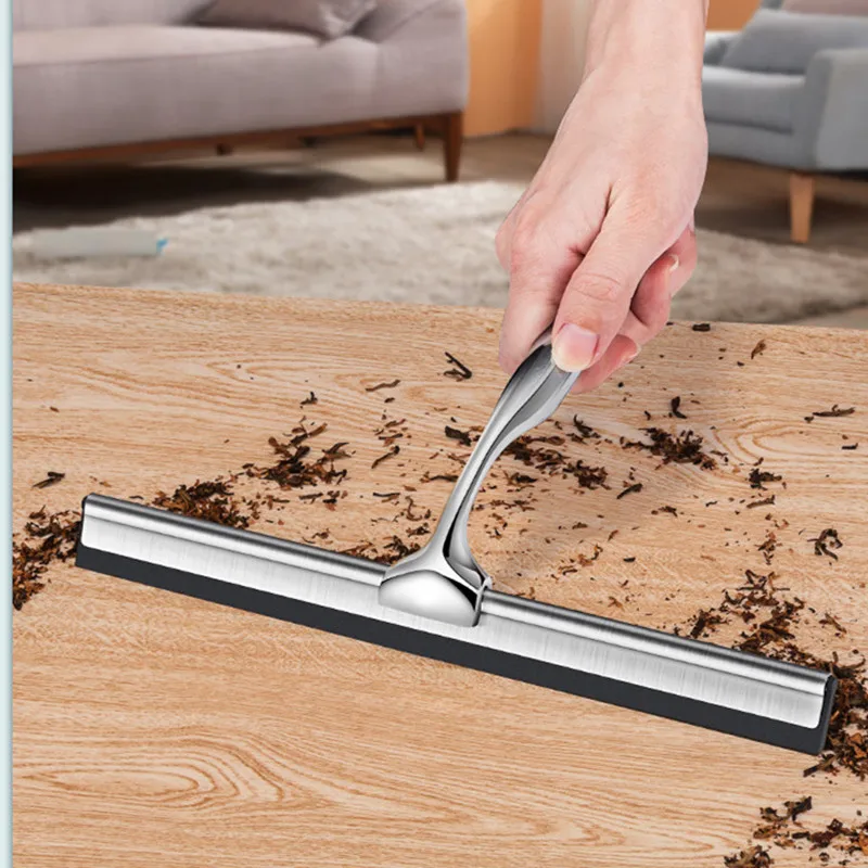 Premium Creative Steel Squeegee For Shower Doors, Bathroom, Window And Car Glass, All-Purpose Cleaning Glass Wiper