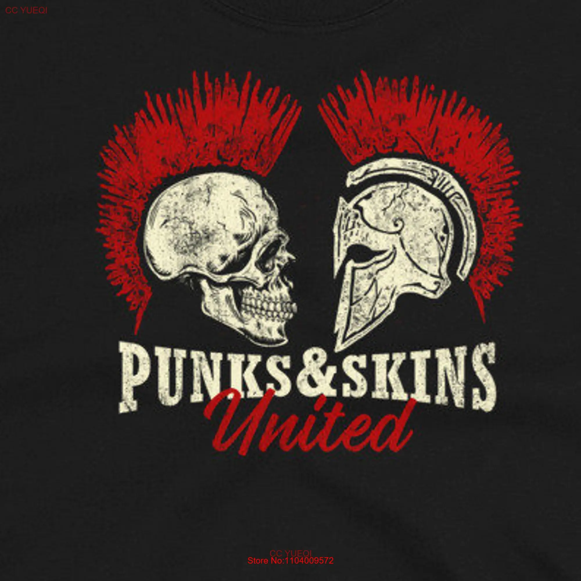 Oi Punks Skins United T Shirt and long or short sleeves