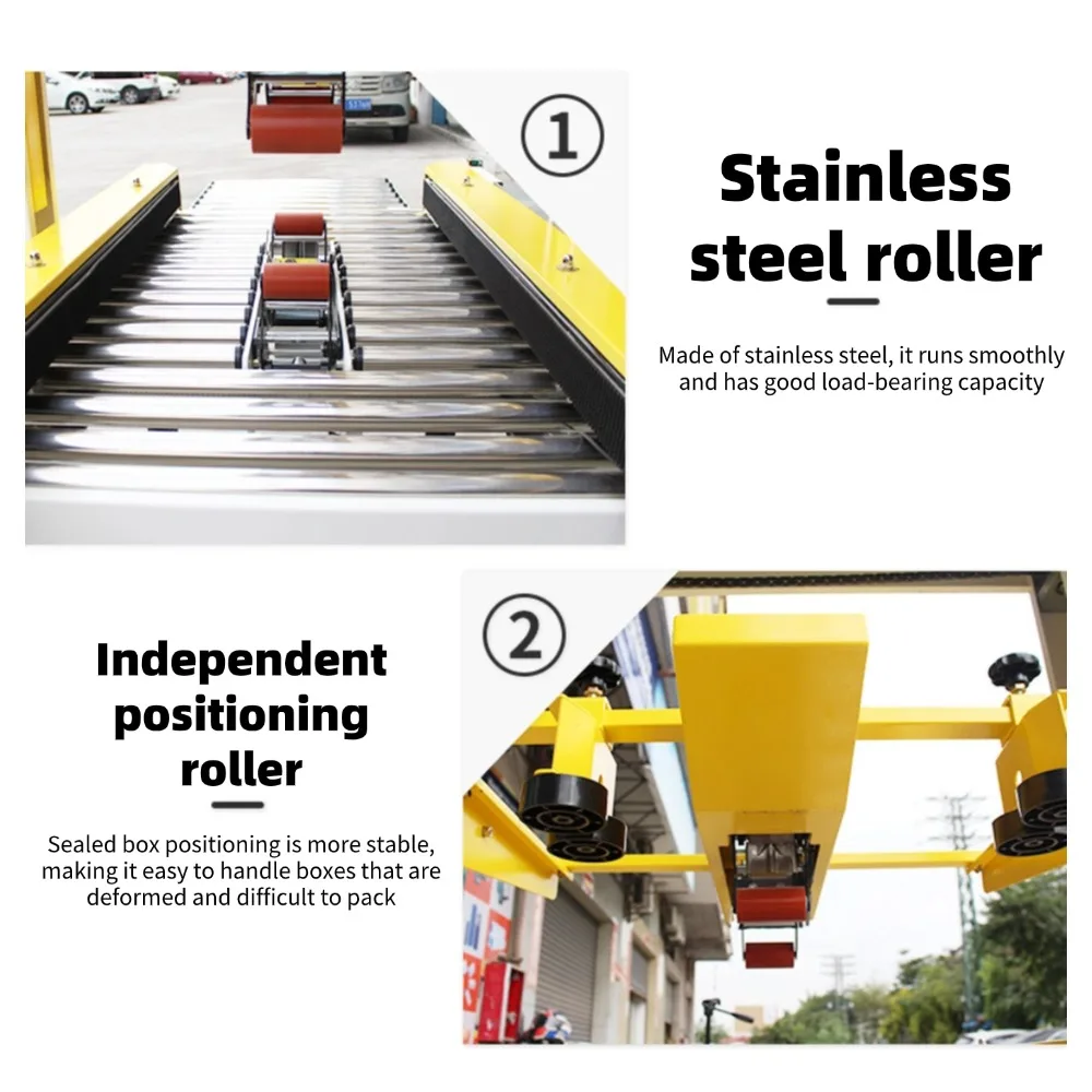 آلة تغليف المواد الغذائية مع وظائف التعبئة والتغليف والختم، آلة ختم الأشرطة القابلة للطي الكرتون الأوتوماتيكية #4