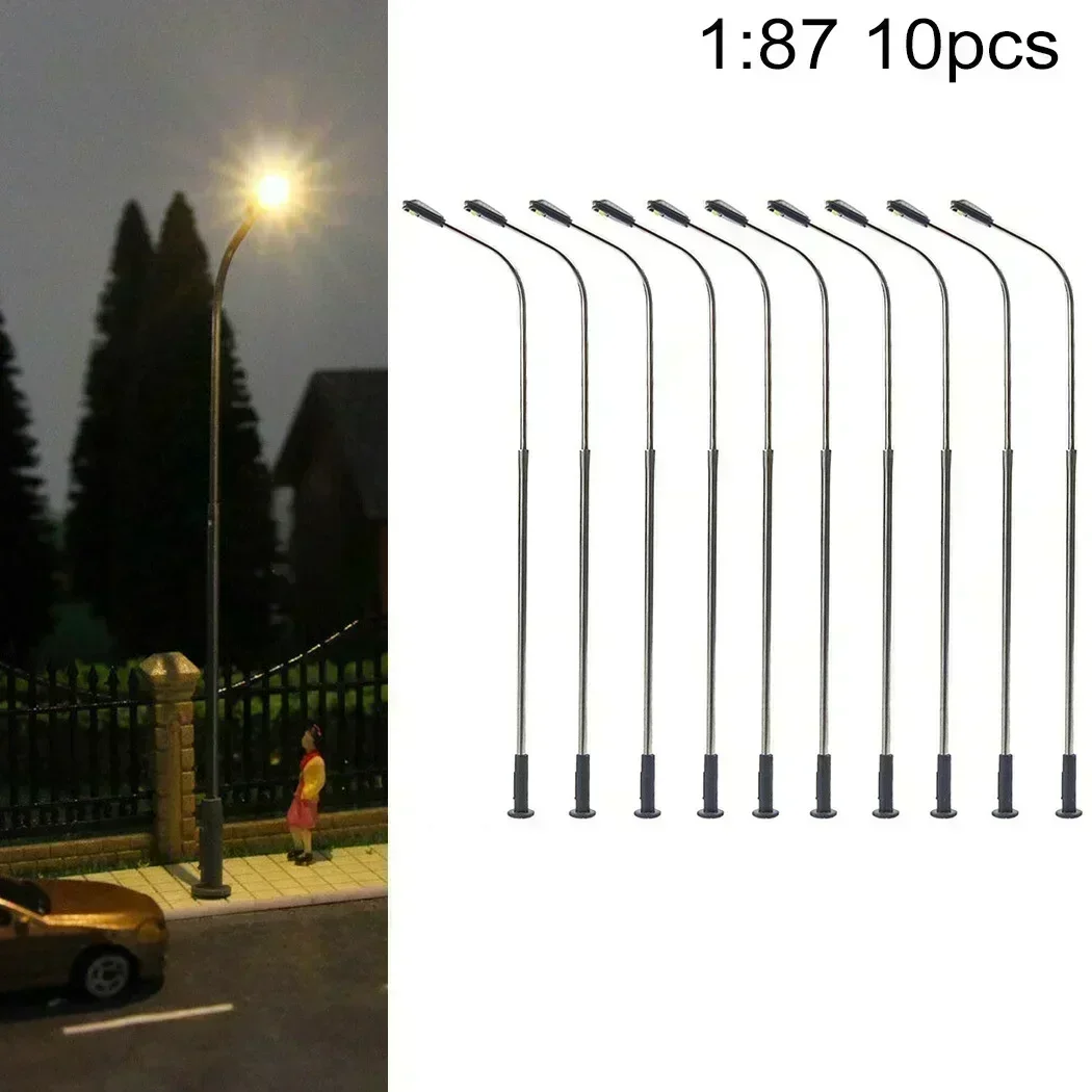 Brand New Model Street Lights Warm White Lamps Light Model Post Railway Scale Street Train Kit Landscape Layout