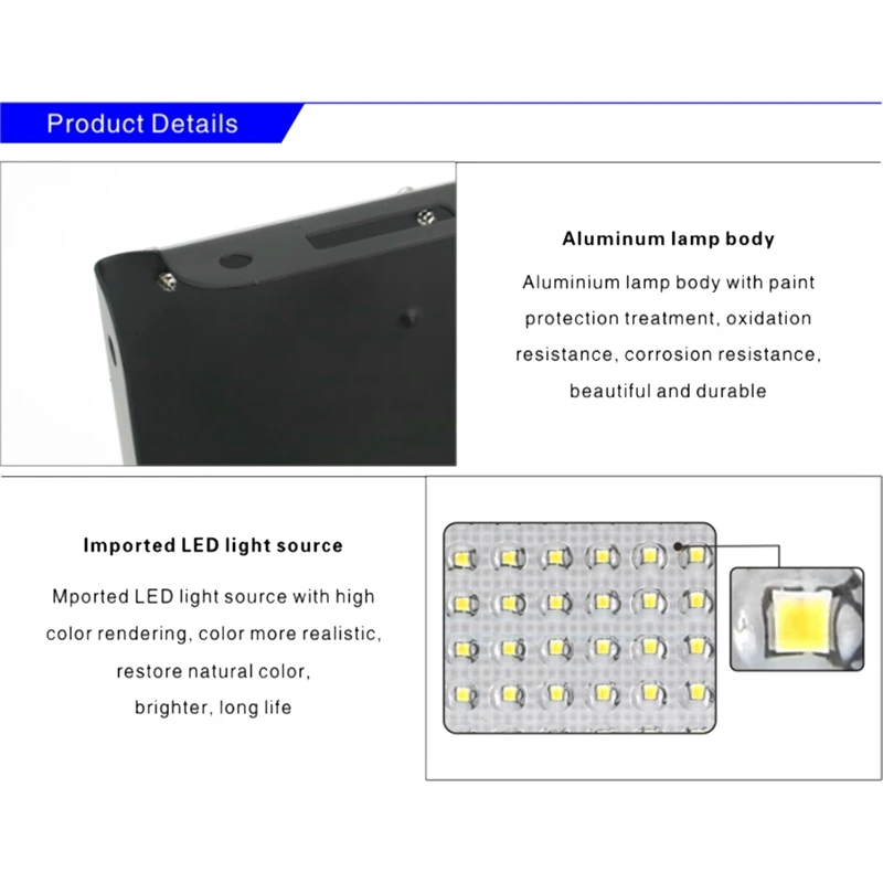 100W LED lampione AC 220V-240V proiettore per esterni faretto IP65 applique da parete impermeabile Garden Road Street