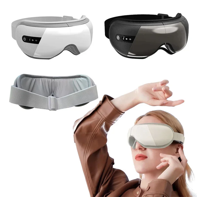 New eye massager charging model, hot compress airbag, music multi-functional home eye protection device