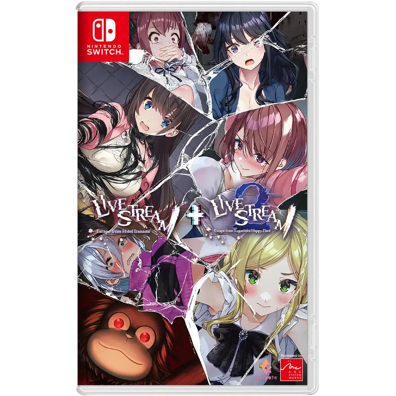 Livestream Escape from Hotel Izanami + Livestream 2 Escape from Togaezuka  Happy Place Collection (Importacion asiatica) - Nintendo Switch - Nuevo precintado