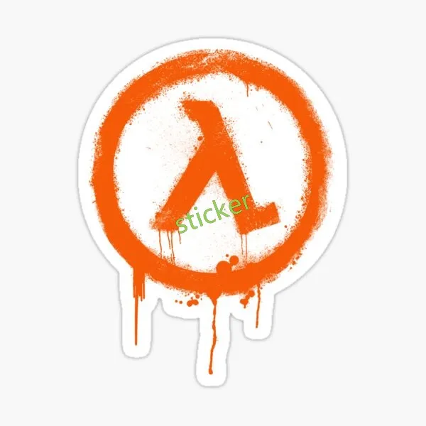Creativity Half Life Lambda Symbol Decals Car Stickers Scratch-Proof Vinyl Accessories Waterproof Decoration
