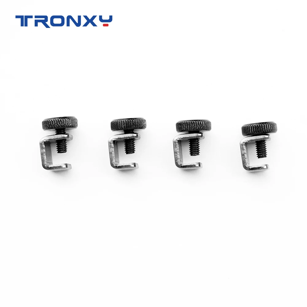 Tronxy 3D Printer Accessories Platform Fixing Clip Build Heated Bed Retainer Clamp Lattice Glass Stainless Steel Material Clip