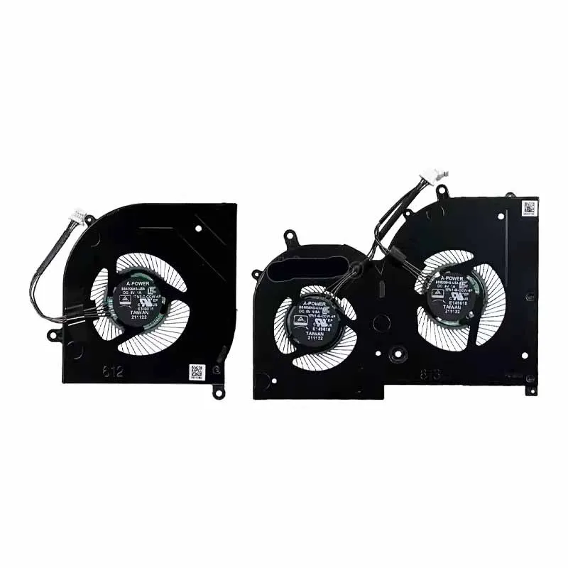 New Laptop CPU GPU Cooling Fan For MSI Creator Z17 MS-17N1 HX Studio