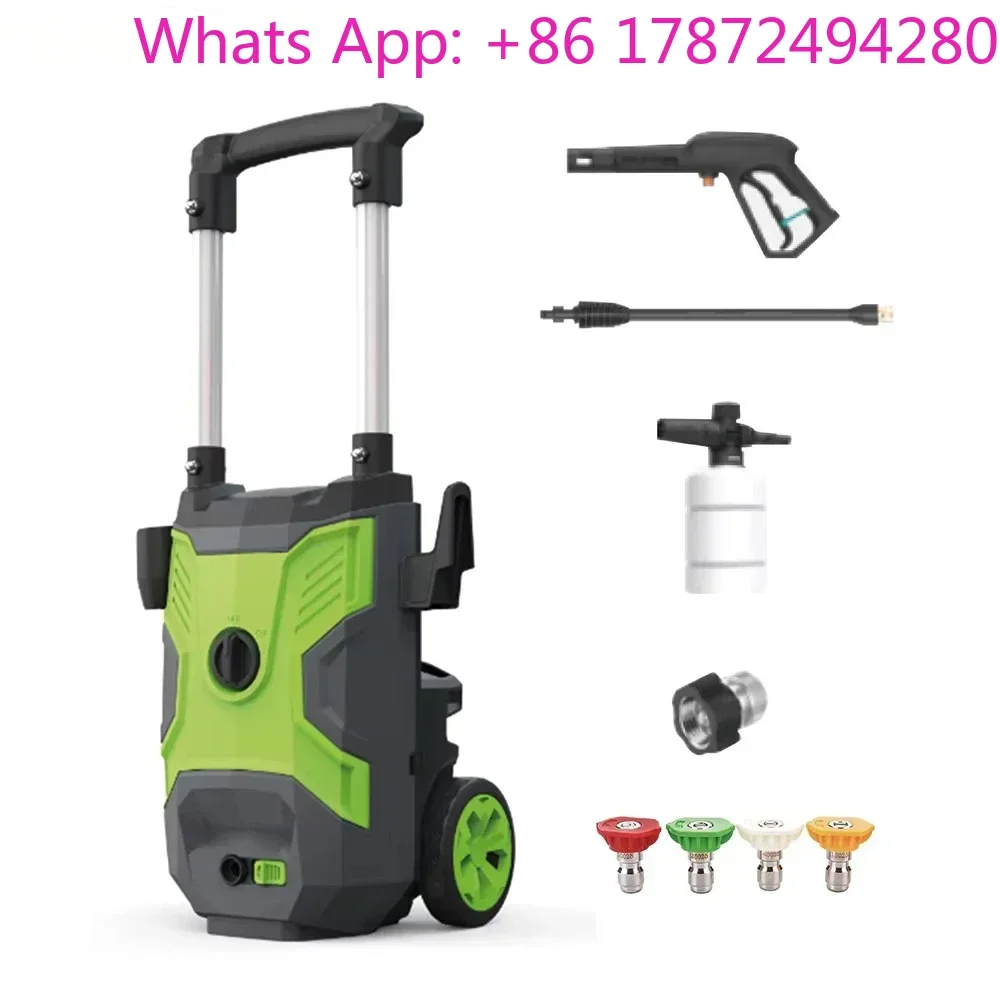 2200W High Pressure Electric Car Washing Machine Portable Bar Cleaner