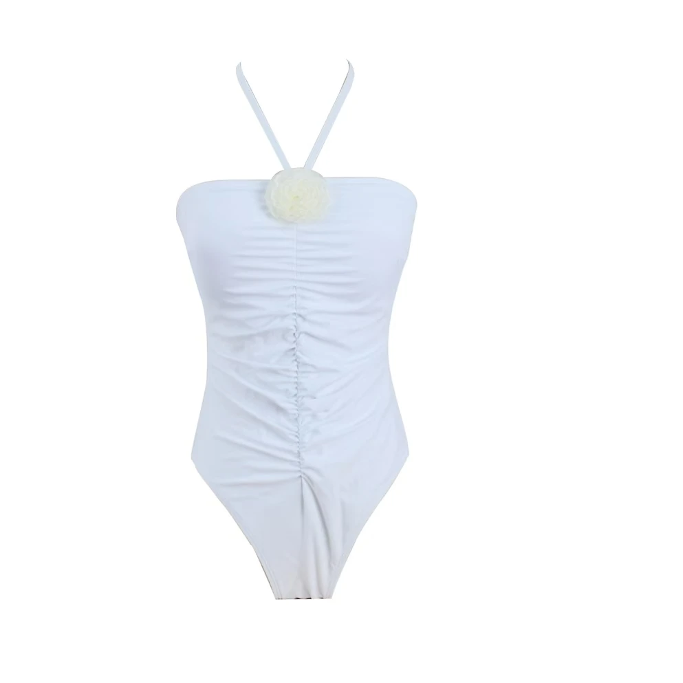 KNOW DREAM-bañador de una pieza para mujer, ropa de playa sin espalda, traje de baño Vintage ajustado, traje de baño Sexy ajustado con escote en V profundo