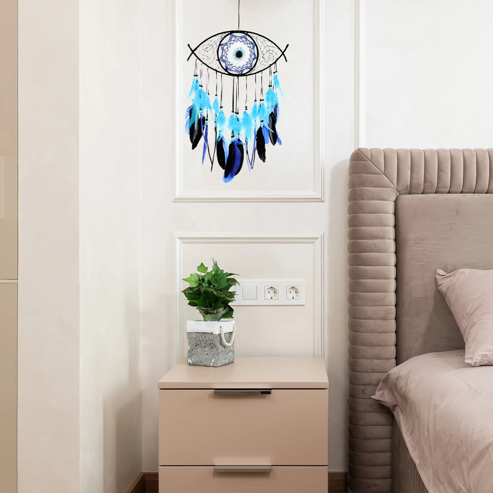 

Dream Catcher Hanging Decor Plumes Evil Eye H made H made Dream Catcher nament Grunge Room Festival Home Party