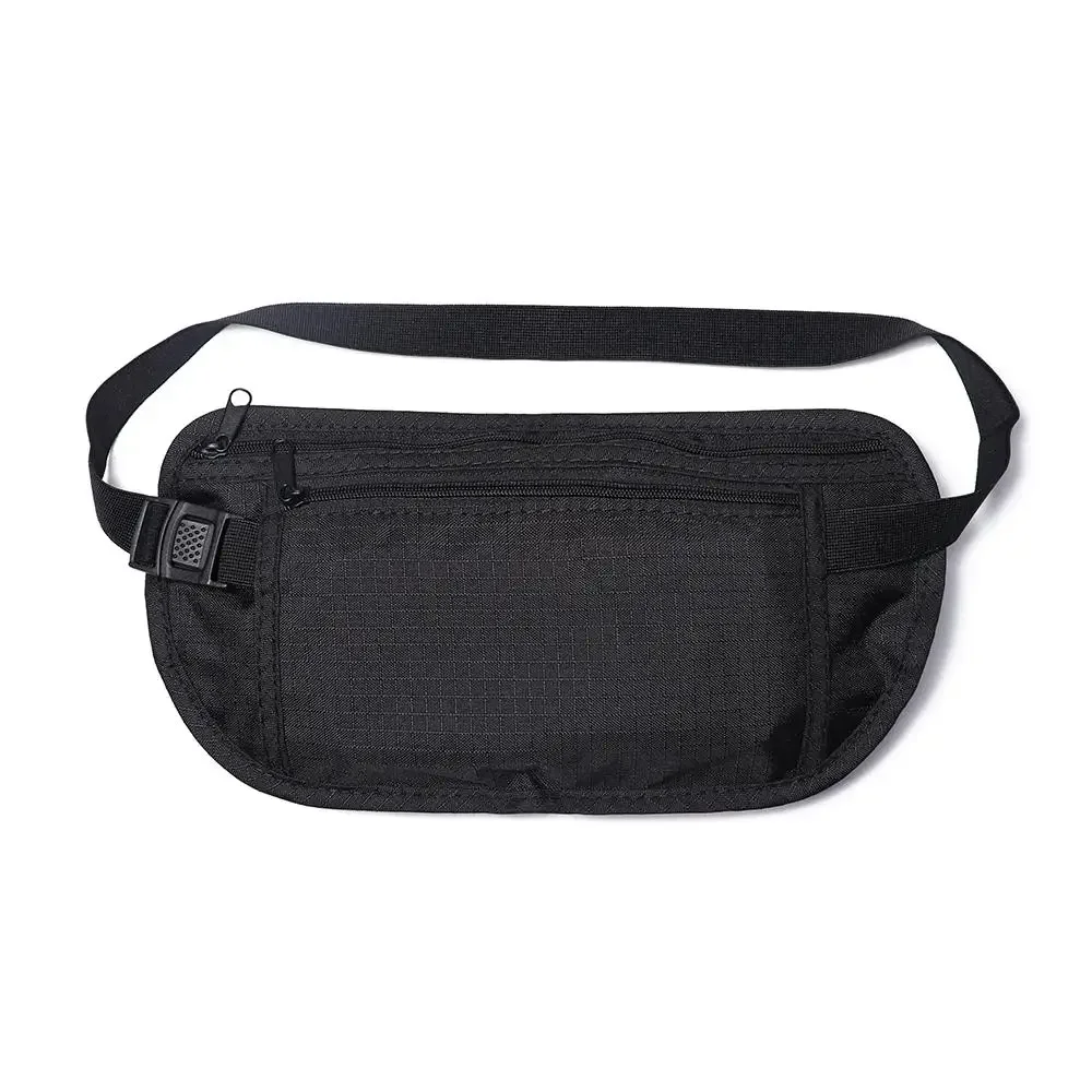 Cloth Waist Bags Travel Pouch Hidden Wallet Passport Money Waist Belt Bag Slim Secret Security Useful Travel Bags Chest Packs