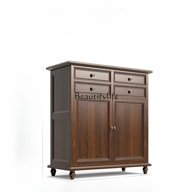 American rural solid wood entrance safe invisible anti-theft all-steel large capacity 110cm
