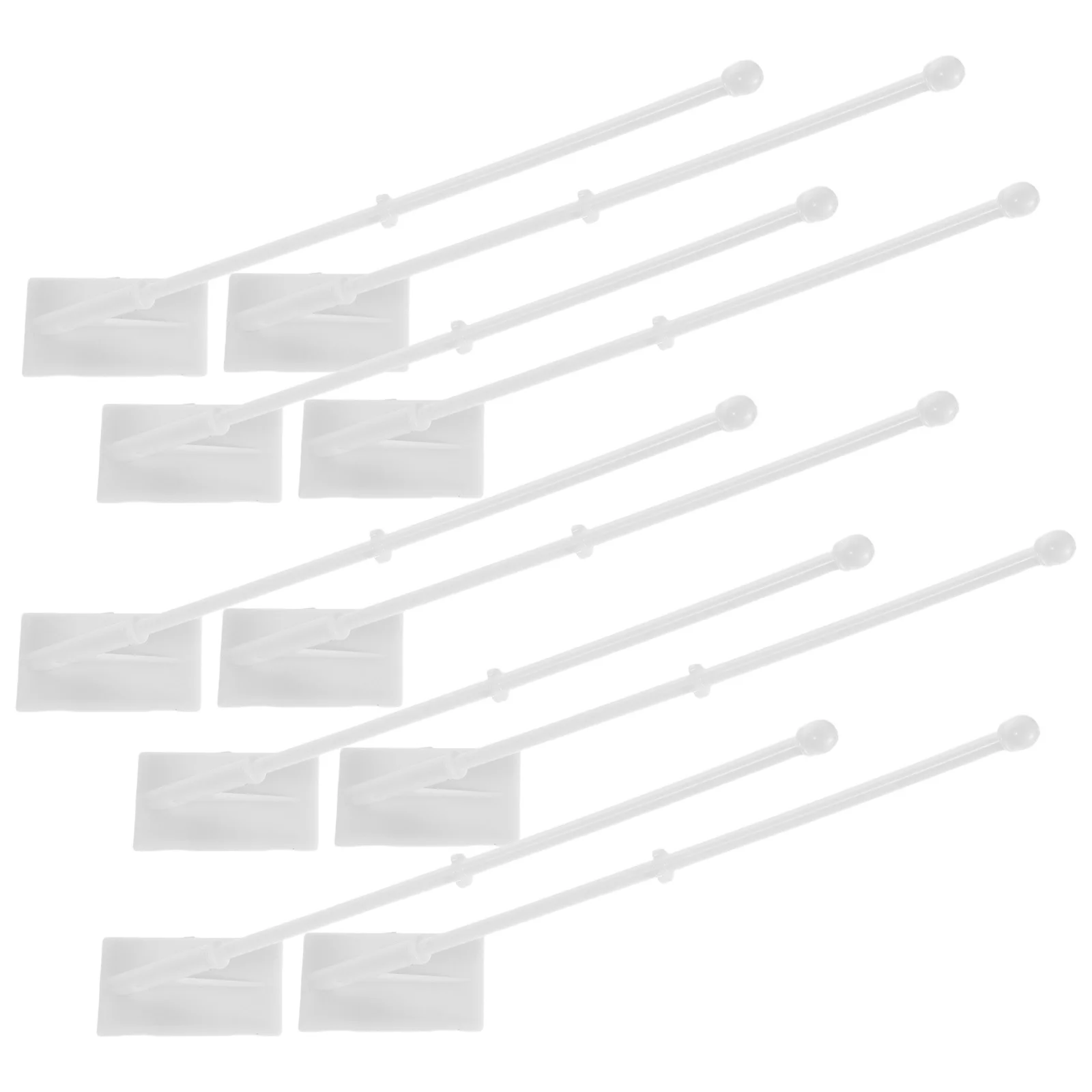 

15Sets Universal Fit Self-Adhesive Car Flag Pole Secure Attachment for Vehicles Glass Surfaces Car Window Flag Pole