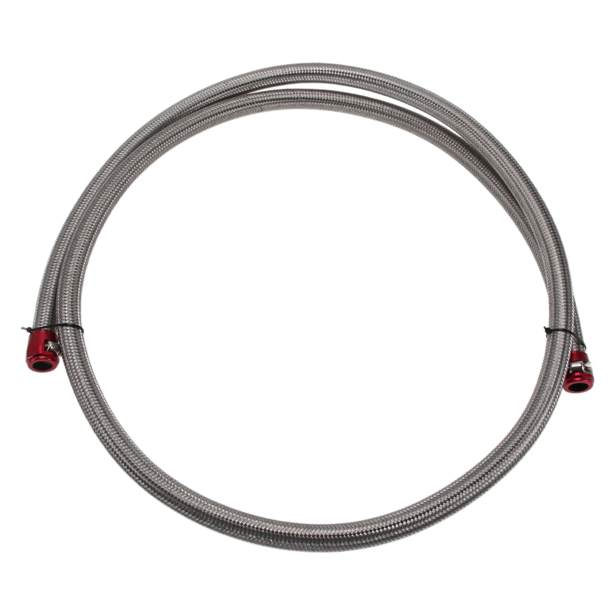 

UXCELL AN-10 Fuel Line Kit 7.02ft Vacuum Hose Automotive Fuel Hose with Clamps