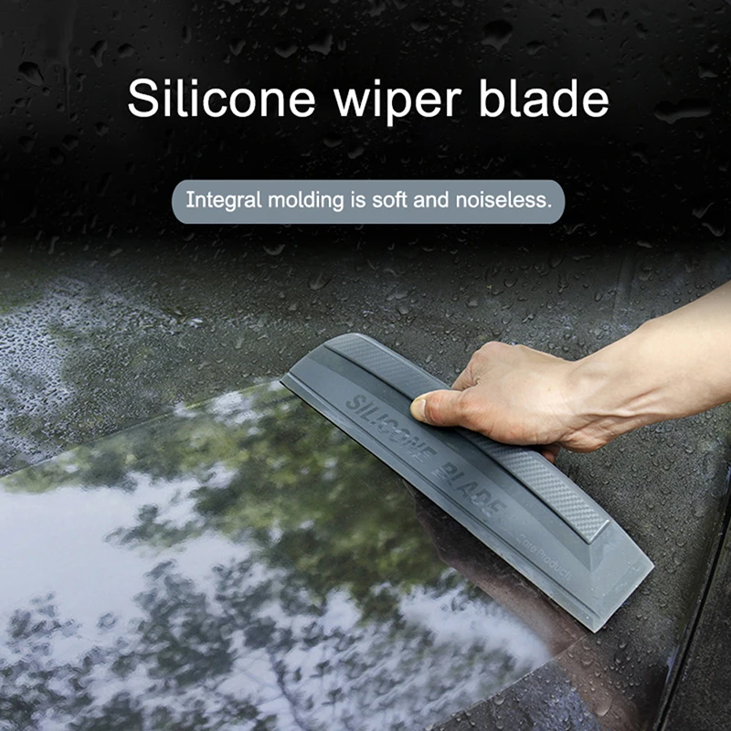 Non-Scratch Soft Silicone Handy Squeegee Car wrap tools Water Window Wiper Drying Blade Clean Scraping Film Scraper Accessories