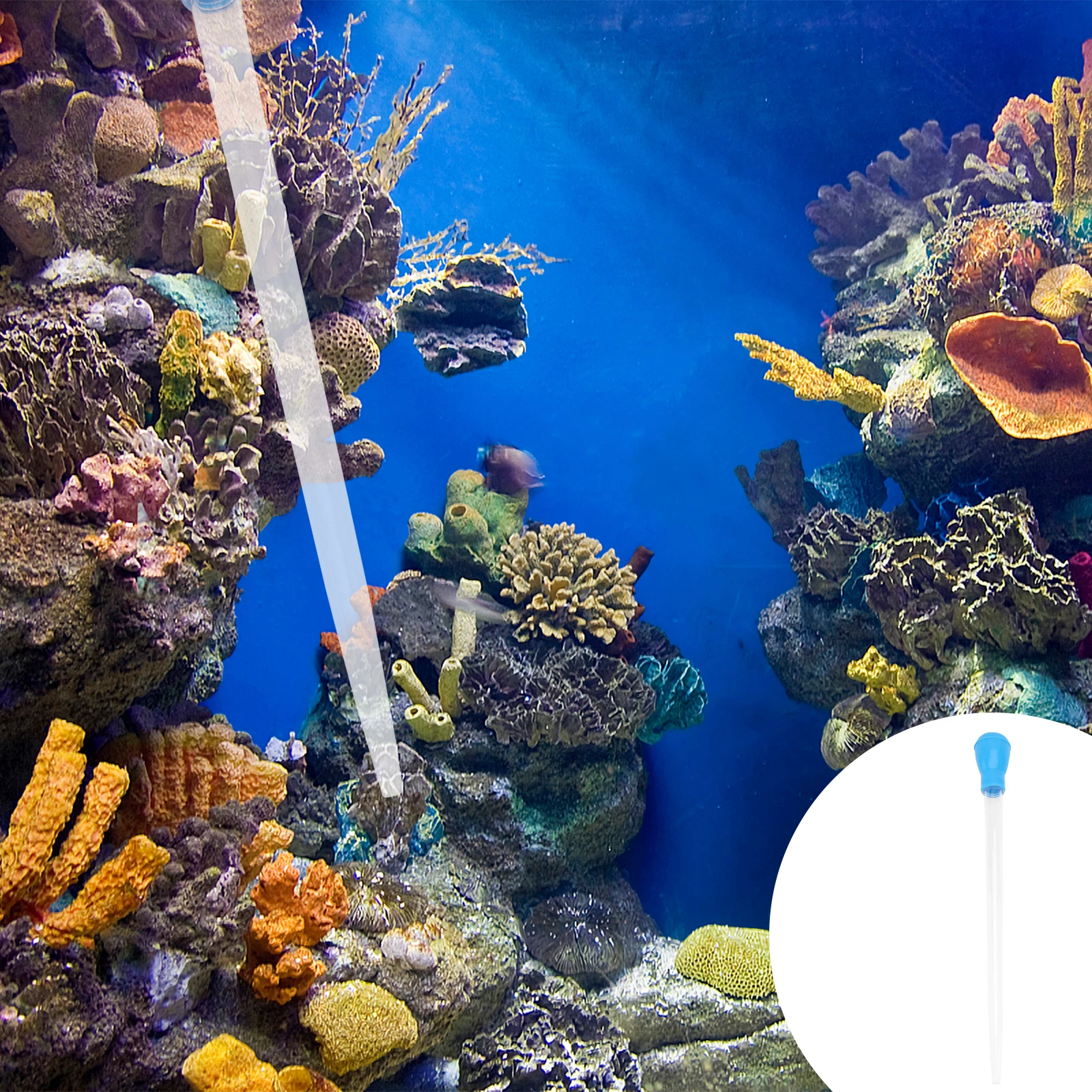 

Sewage Suction Device Fish Tank Cleaner Aquarium Dropper Pipette Turkey Feeder Water Changer Coral Anemone Feeder Durable