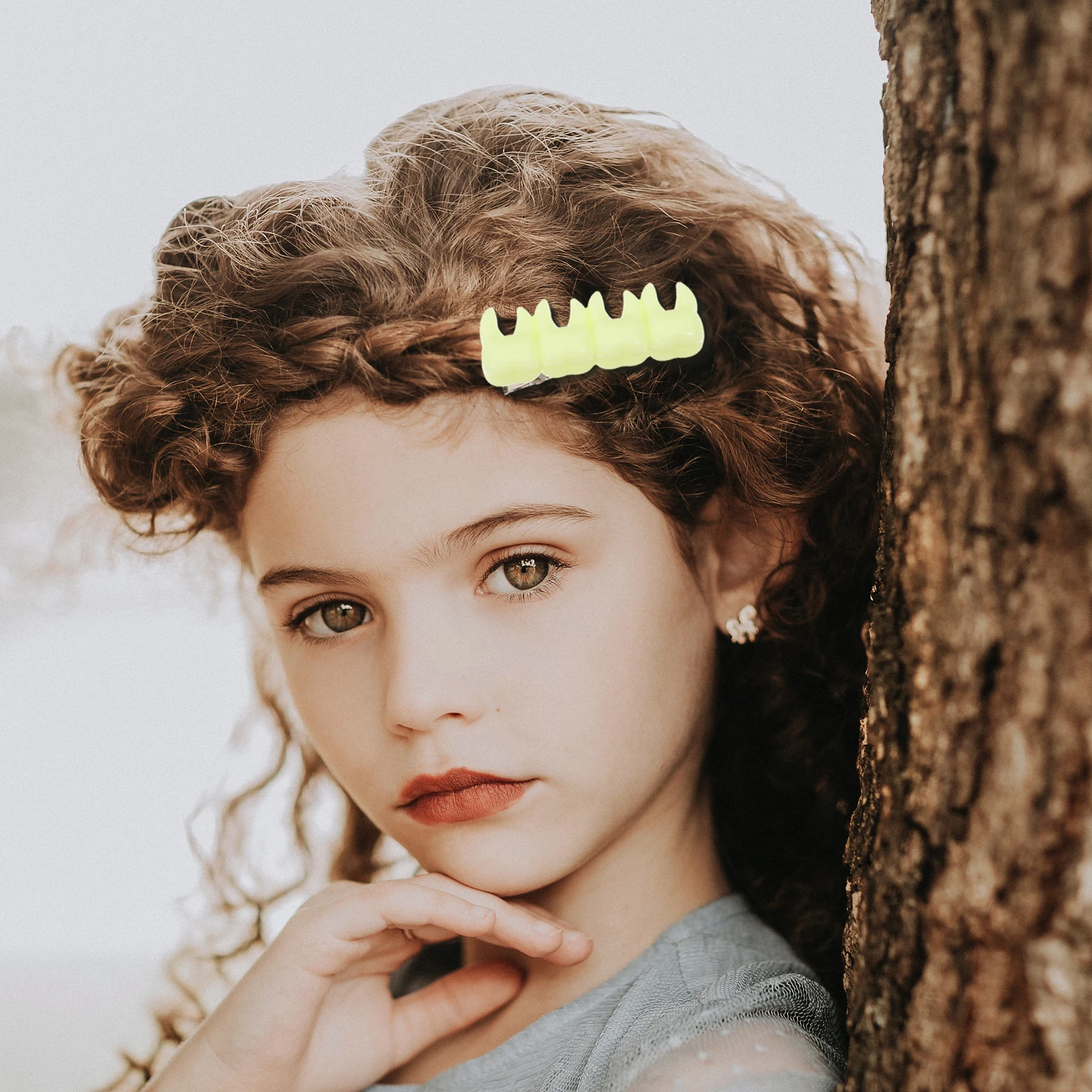 

Hair Clips for Girls Party Accessories Decorative Pins Fluorescent Barrettes Safe Everyday Wear Hair Care Styling