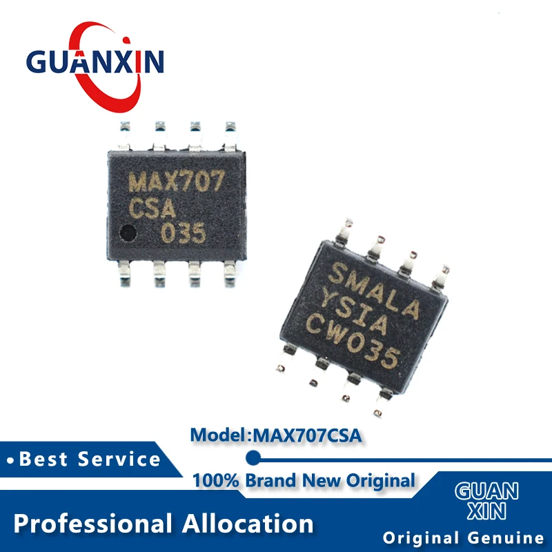 MAX707CSA MAX707CSA + T SOIC-8 MAX707, novedad de 100%