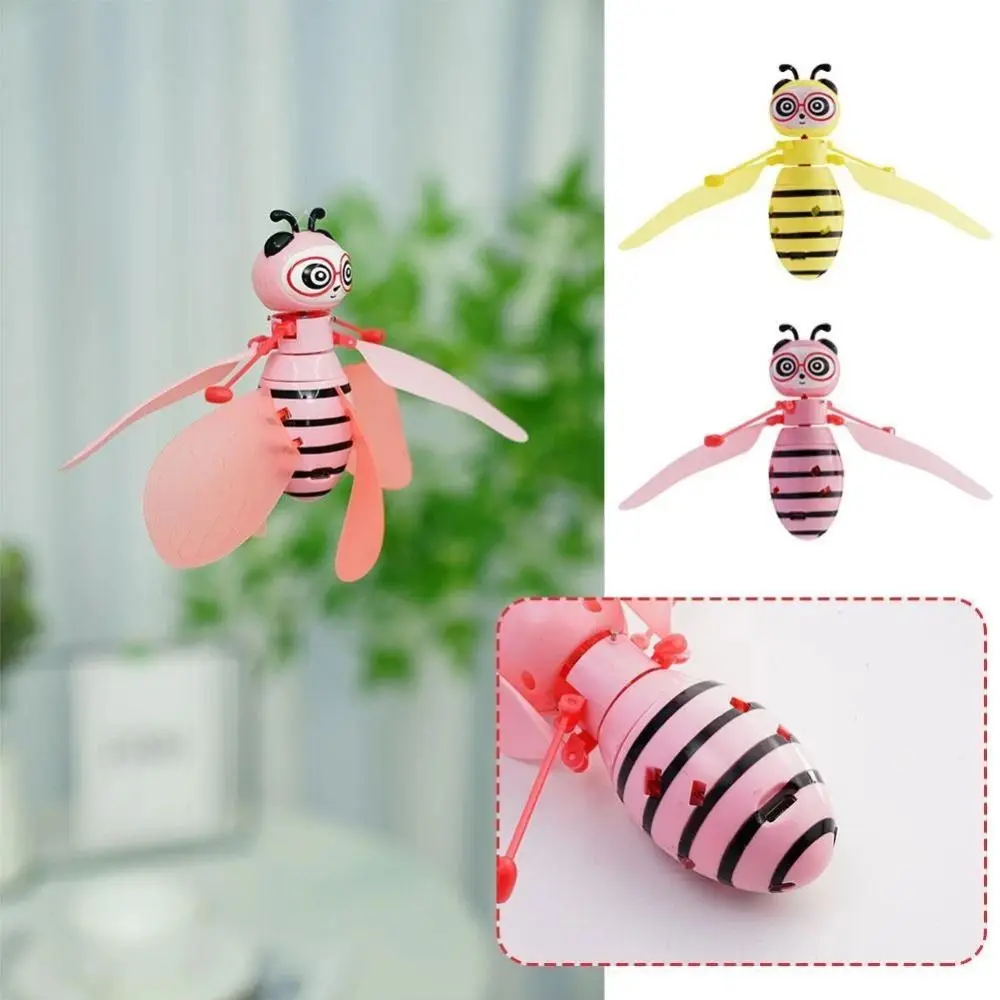 Hand Induction Flying Honeybee Dolls Portable Interactive Inductions Gesture Control Toy Multi-function Infrared Honeybee Toys