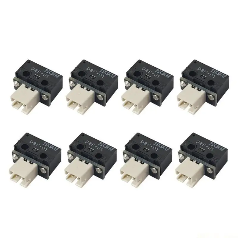 M5TD PH2.0 Connection D2F 01 Limit Switches ERCF V2 Endstop Easy Installation 8PCS for 3D Printing Enthusiasts and Developers