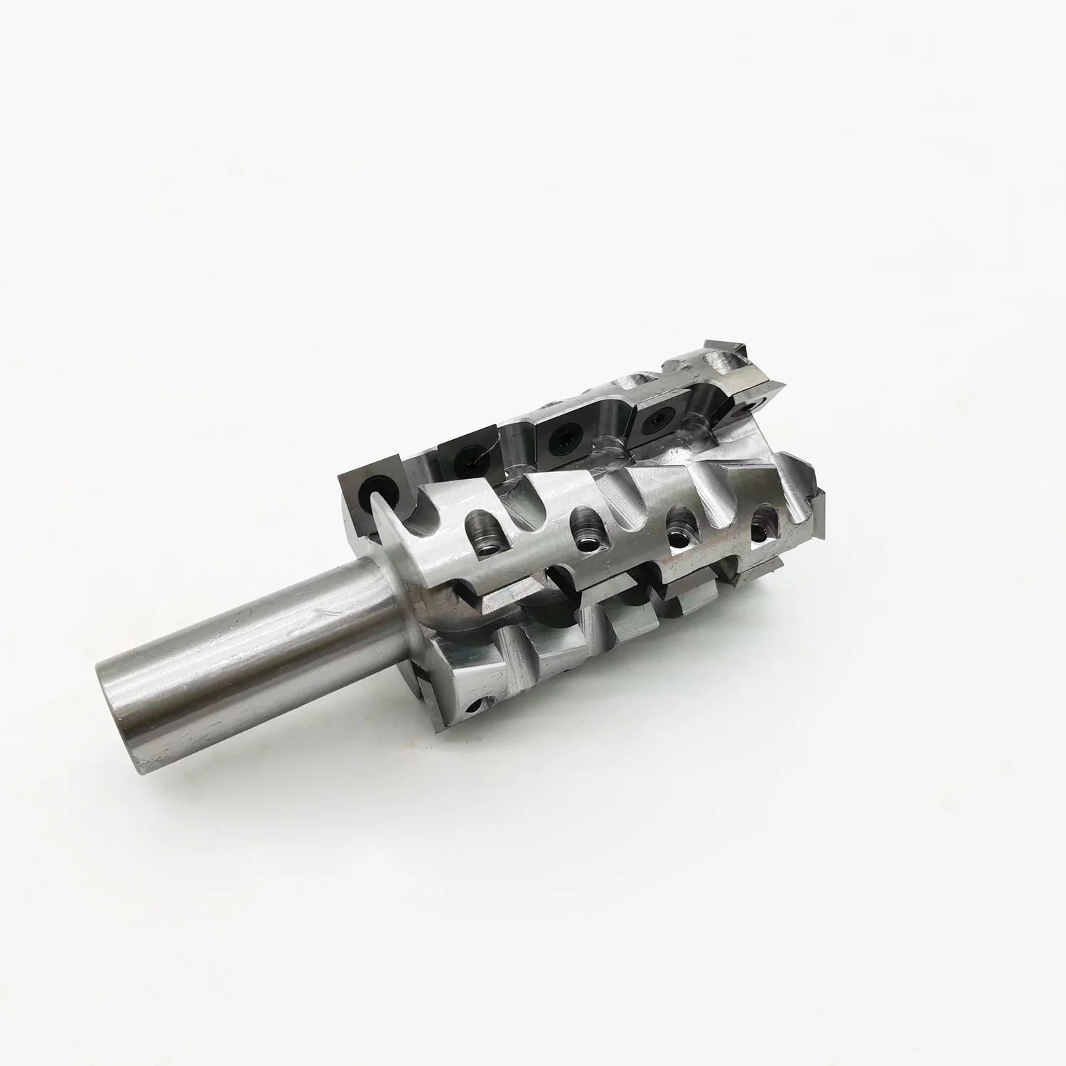 LIVTER Dia 40mm 50mm shank 16mm 20mm carbide insert spiral face end milling cutter cnc spoilboard surfacing router bits