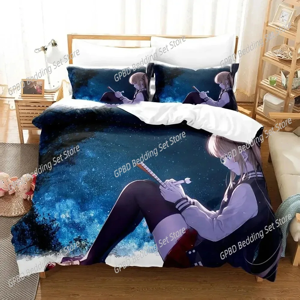 

3D Print Anime Saekano Megumi Kato Bedding Set,Duvet Cover Bed Set Quilt Cover Pillowcase,King Queen Twin Size Boys Girls Adults