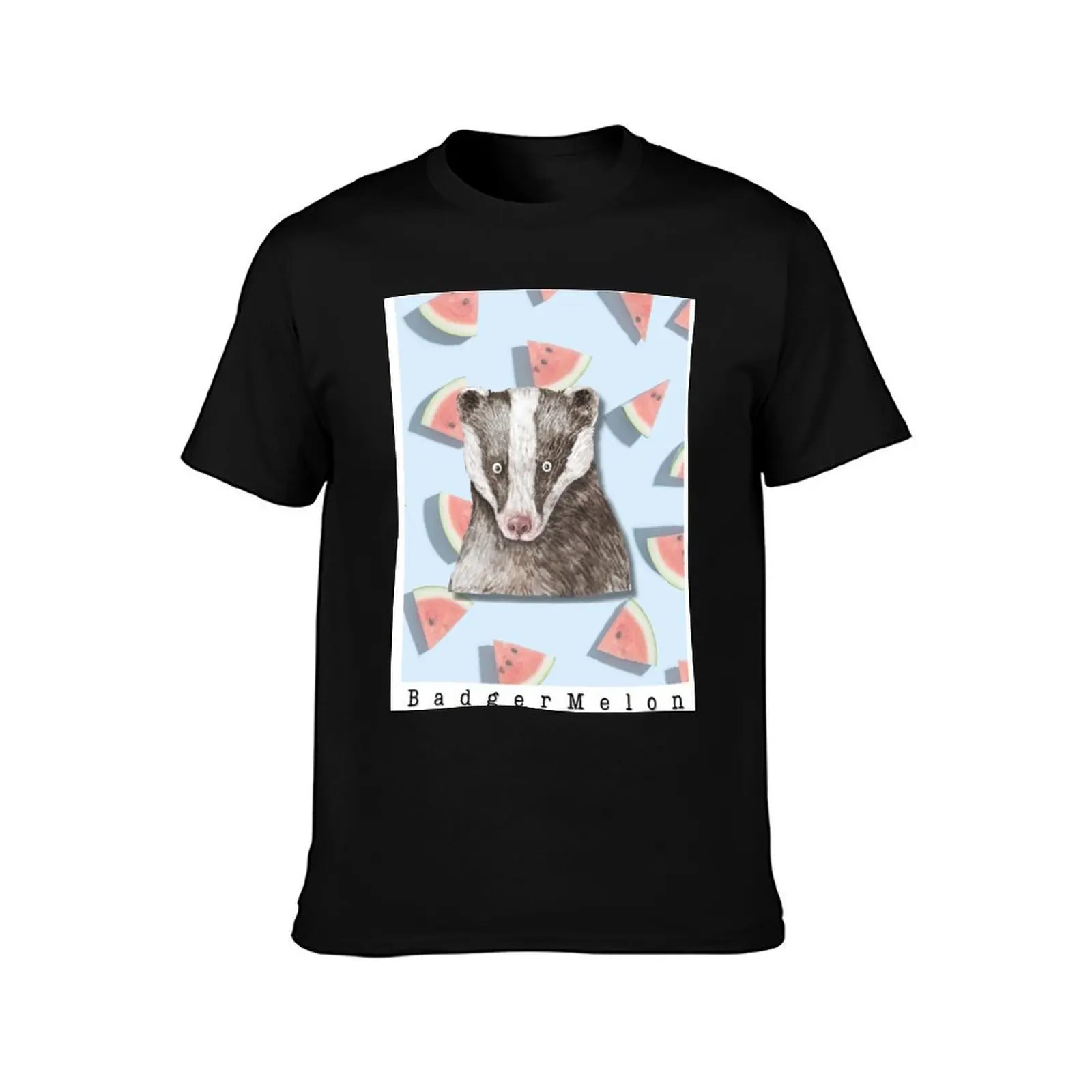 Weird Badger T-Shirt Durable Work Wear T-Shirt